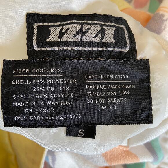 Vintage Reversible Yellow 90's Patterned Jacket - Women's Size S - Picture 6 of 7